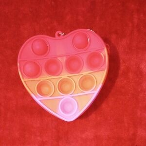 Heart-Shaped Pop It Fidget Toy